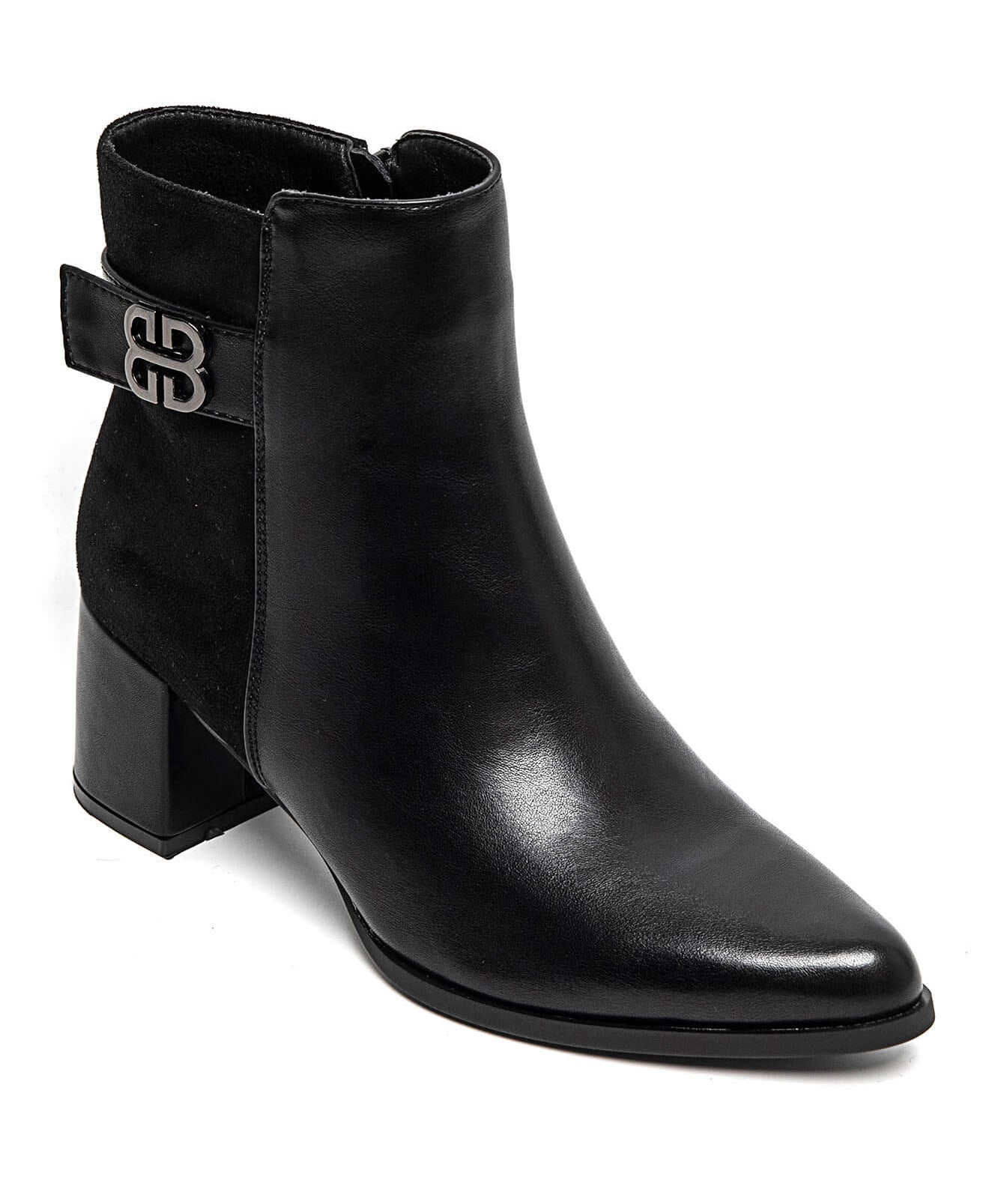 BOTTINES NOIRES À TALON – STYLE ÉLÉGANT ET MODERNE - Casualmode.fr