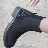 BOTTINES NOIRES À ÉLASTIQUES & ZIP - Casualmode.fr