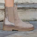 BOOTS CHELSEA BEIGE ÉLÉGANTES
