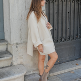 BOOTS CHELSEA BEIGE ÉLÉGANTES