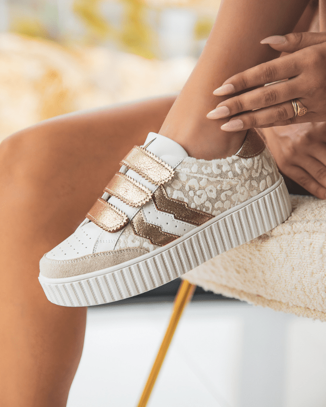 CL11 SNEAKERS-CL60 GOLD - Casualmode.fr