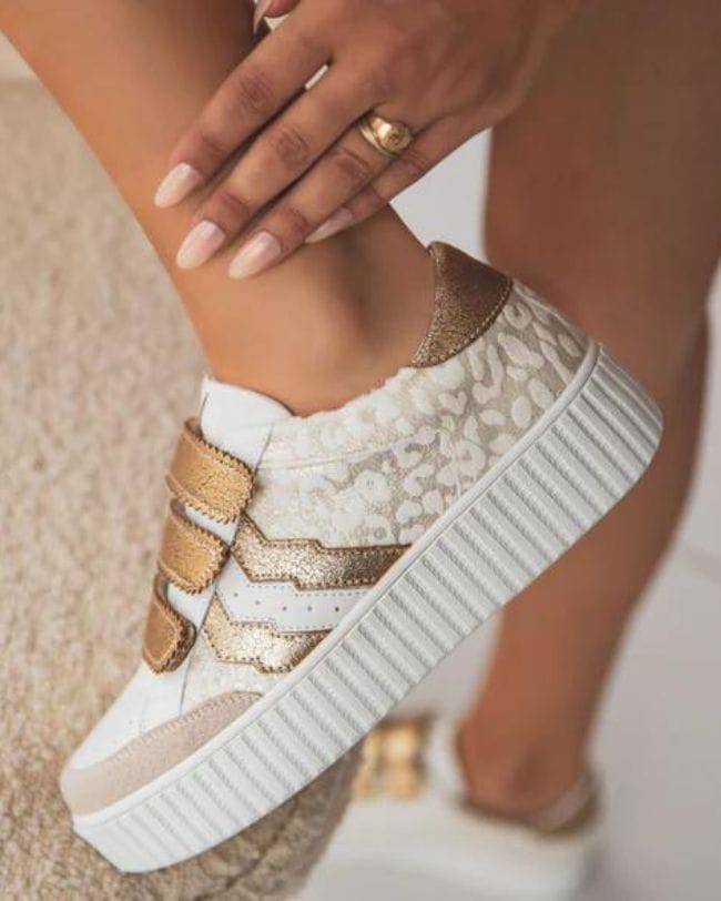 CL11 SNEAKERS-CL60 GOLD - Casualmode.fr