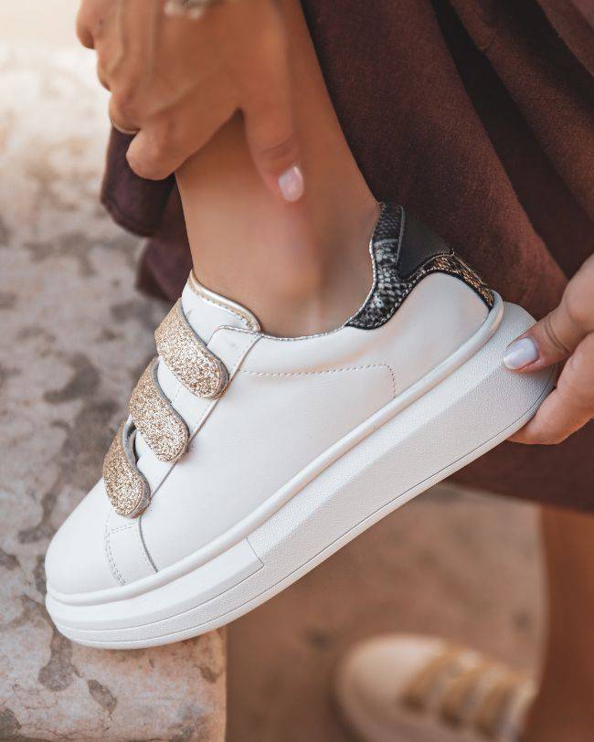 CL11 SNEAKERS-CL24 GOLD - Casualmode.fr