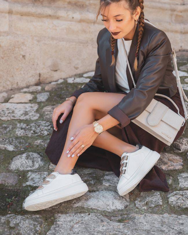 CL11 SNEAKERS-CL24 GOLD - Casualmode.fr