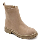 BOTTINES CHELSEA TAUPE EN SUÉDINE AVEC SEMELLE ÉPAISSE - Casualmode.fr