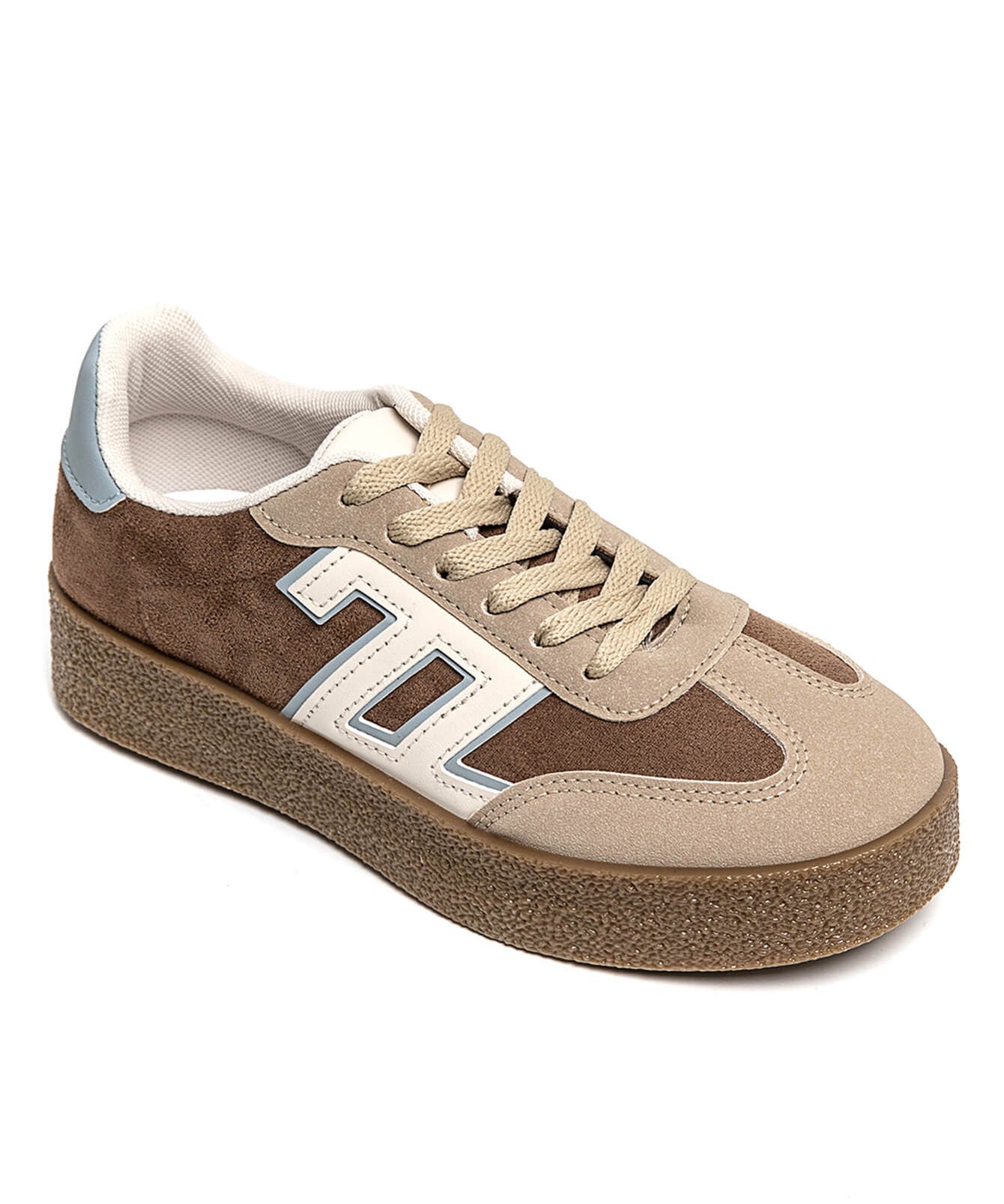 BASKETS FEMME MARRON CASUAL - Casualmode.fr