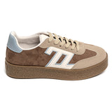BASKETS FEMME MARRON CASUAL - Casualmode.fr