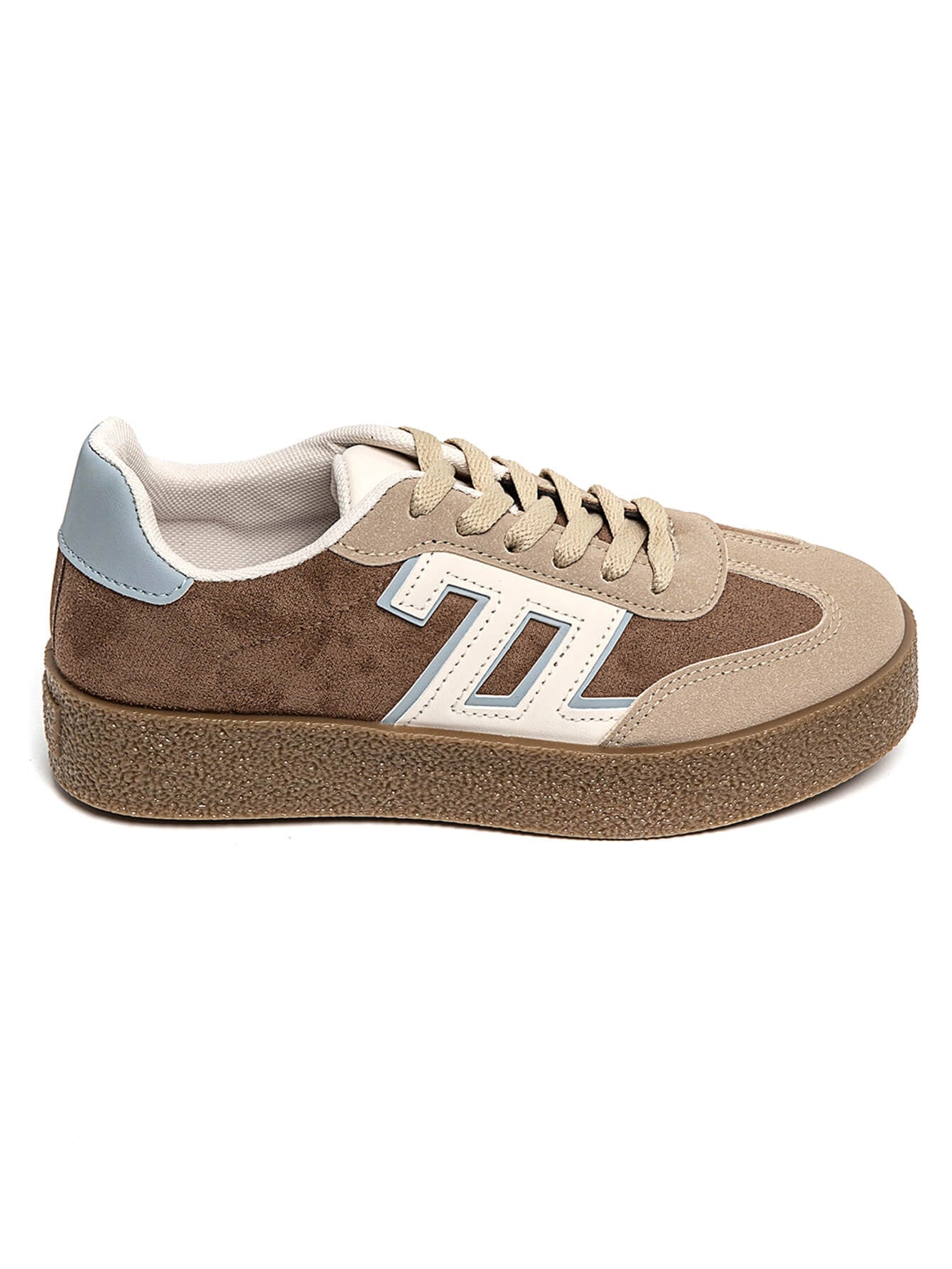 BASKETS FEMME MARRON CASUAL - Casualmode.fr