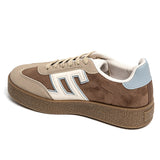 BASKETS FEMME MARRON CASUAL - Casualmode.fr
