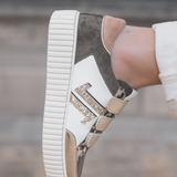 CL11 SNEAKERS - CL91-KHAKI-GOLD