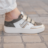 CL11 SNEAKERS - CL91-KHAKI-GOLD