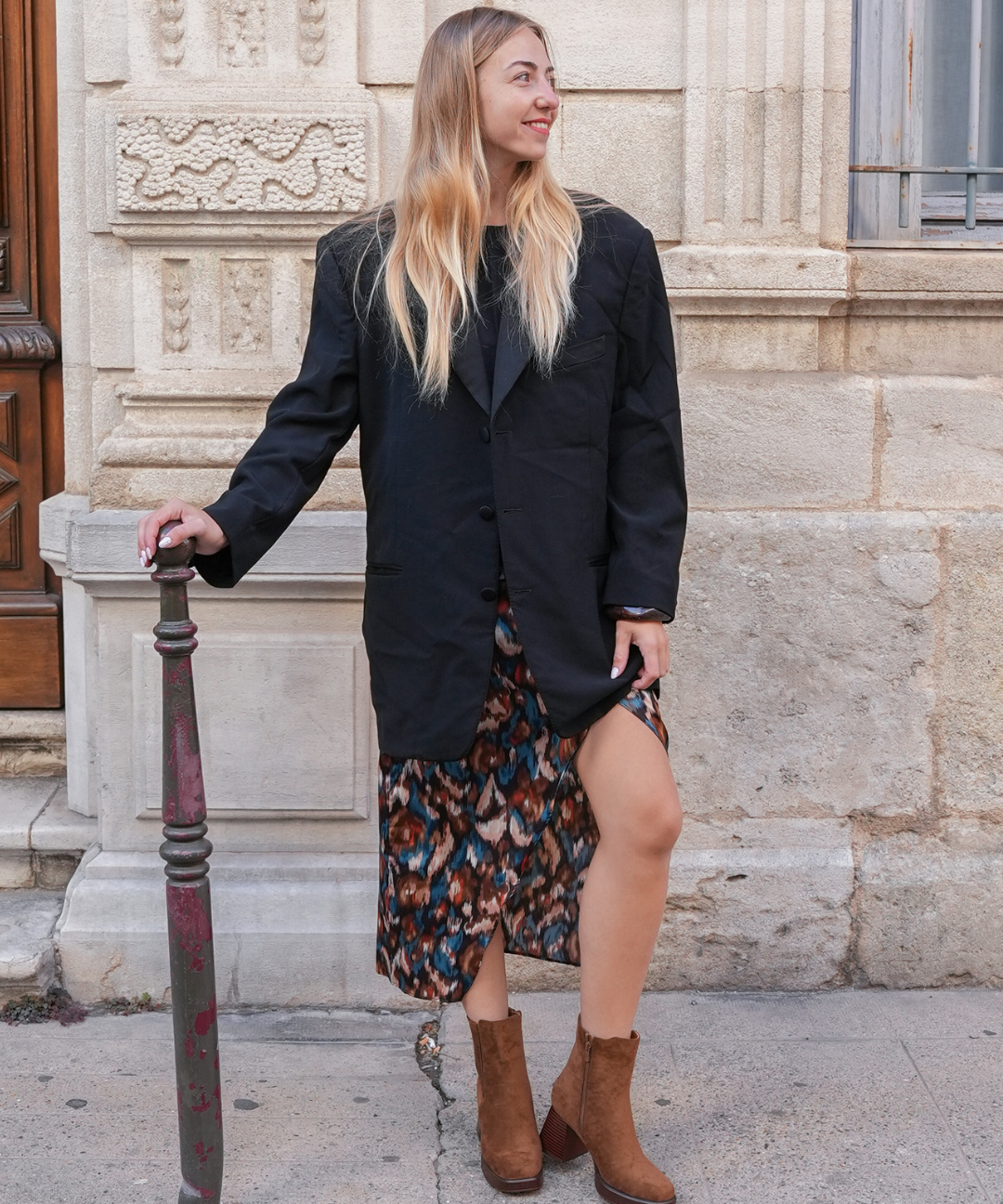 BOTTINES CAMEL À TALON ÉPAIS EN SUÉDINE - Casualmode.fr