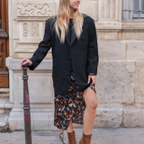 BOTTINES CAMEL À TALON ÉPAIS EN SUÉDINE - Casualmode.fr