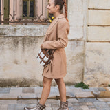 BOTTINES DORÉE À TALON AVEC BOUCLE - Casualmode.fr