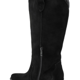 BOTTES COWBOY FEMME NOIRES EN CUIR - TALON 6 CM STYLE WESTERN CHIC