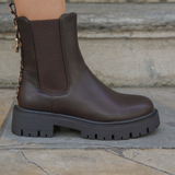 BOTTINES MARRON CHELSEA – SEMELLE CRANTÉE - Casualmode.fr