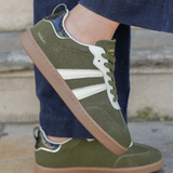 BASKETS VERTES STYLE RETRO CHIC
