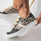 Basket femme serpent à scratch - CL13 SNAKE - Casualmode.fr