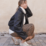 Basket femme dorée à lacets - Carole - Casualmode.fr
