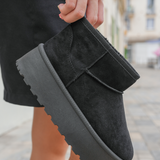 BOTTINES FOURRÉES PLATEFORME NOIRES
