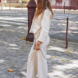 BASKETS BEIGE EN SUÉDINE AVEC ÉTOILE TEXTURÉE