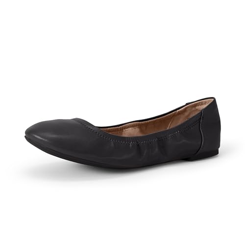 Amazon Essentials Ballerines Enfiler, Noir, vue de profil