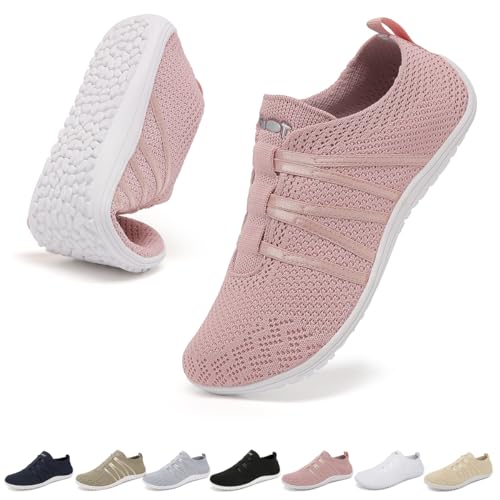 Chetoria Baskets barefoot sans lacets rose, coloris rose, vue principale