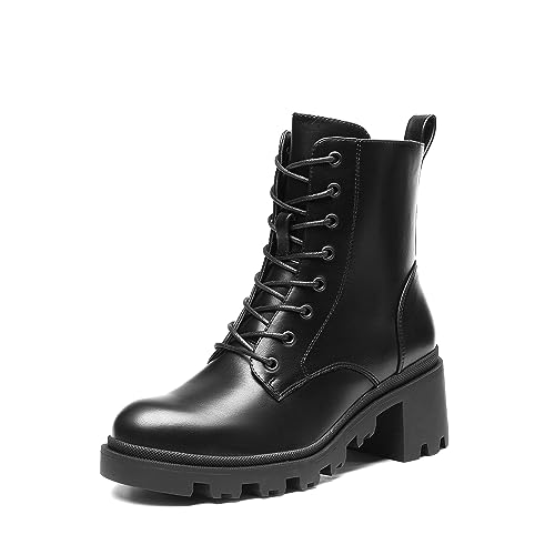 DREAM PAIRS Bottines de la Epaisses, Noir, coloris noir, vue principale