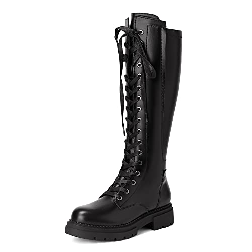 DREAM PAIRS Bottes Hautes au Genou, Noir, coloris noir, vue principale