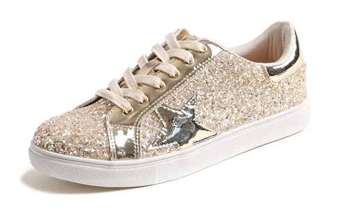 Feversole Baskets Women’s Featured PU, Or, vue principale
