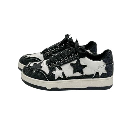 Baskets en toile vintage, Noir, vue de profil