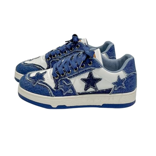 Baskets en toile vintage, Bleu, coloris bleu, vue principale