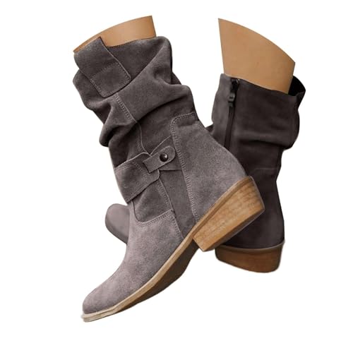 Bottines Suédine Courtes Talon, vue principale