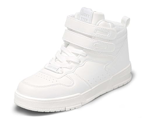 LUCKY STEP Baskets Montantes Scratch, Blanc, coloris blanc, vue principale