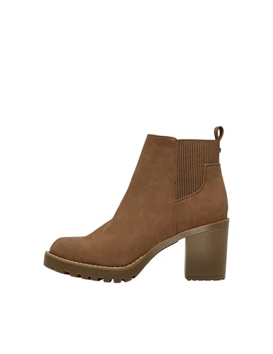 ONLY Bottines ONLBARBARA Noos talons, Cognac, coloris cognac, vue principale