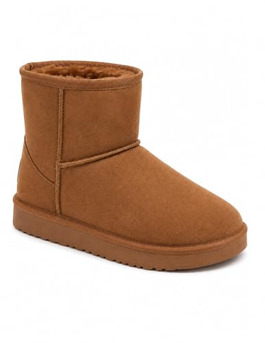 Primtex Boots fourrées Forme Basse, Marron, coloris marron, vue principale