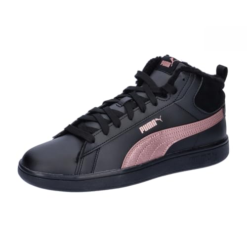 PUMA Baskets Smash Mid Wtr, Rose, vue de profil