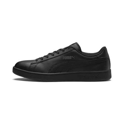 PUMA Chaussures Smash Mixte, Noir, vue de profil