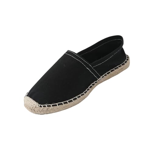 R-ISLAND Espadrilles, Noir, vue de profil