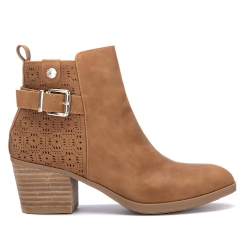 REFRESH Bottines, Camel, vue de profil