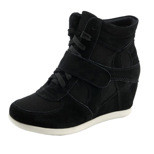 rismart Baskets Formel Caché Talon, Noir, coloris noir, vue principale