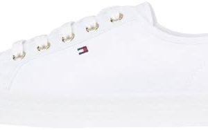 Tommy Hilfiger Baskets Vulcanisées Essential Nautical, Blanc, vue de profil