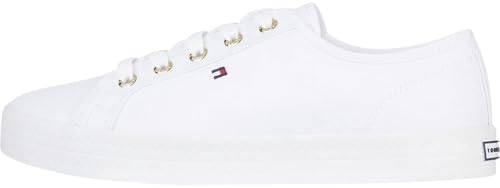 Tommy Hilfiger Baskets Vulcanisées Essential Nautical, Blanc, coloris blanc, vue principale